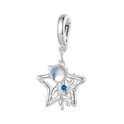 Astronaut Star Pendant