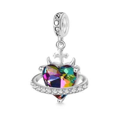 Planet Devil Heart Pendant