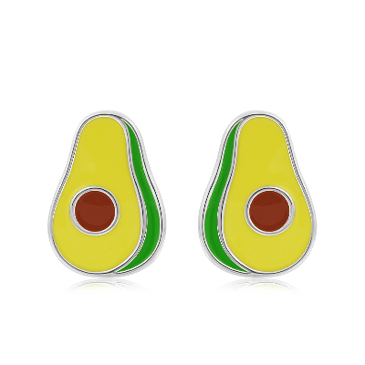 Avocado Stud Earrings