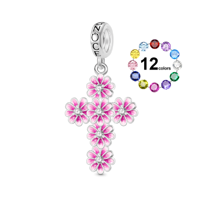 Daisy Cross Pendant