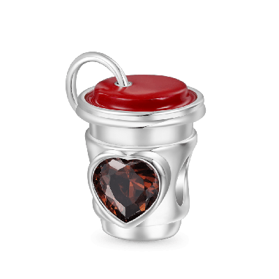 Open Lid Coffee Charm