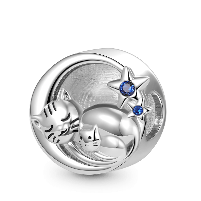 Cat & Baby Charm