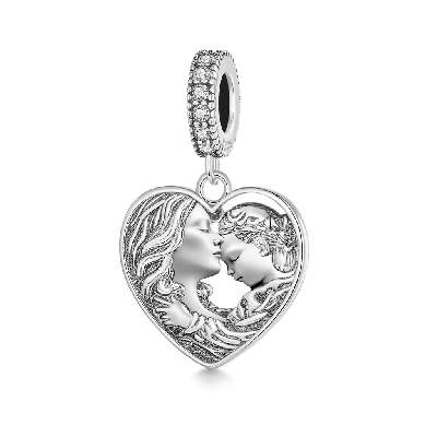 Loving Mother and Daughter Pendant