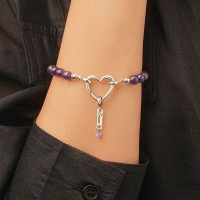 Amethyst Stretch Bracelet
