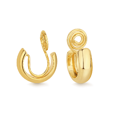 Huggie Gold Clip On Earrings