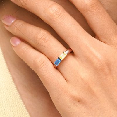 Birthstone Friendship Ring
