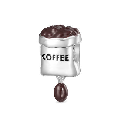 Bagged Coffee Bean Charm