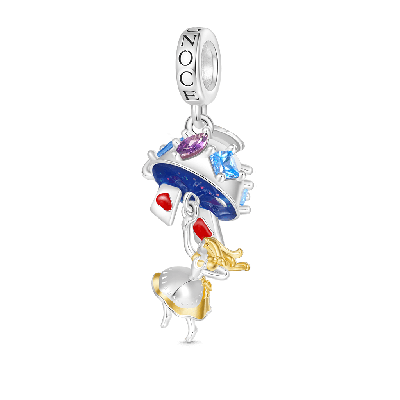 Alice Teacup Playing Cards Pendant