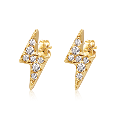 Lightning Stud Earrings