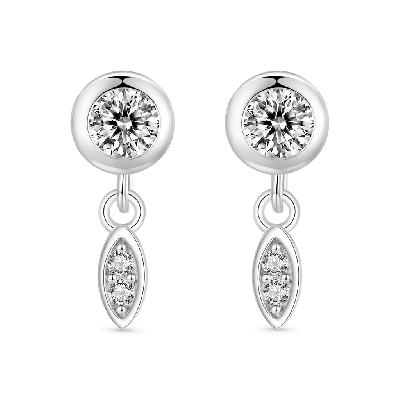 Simple Small Tassel Stud Earrings
