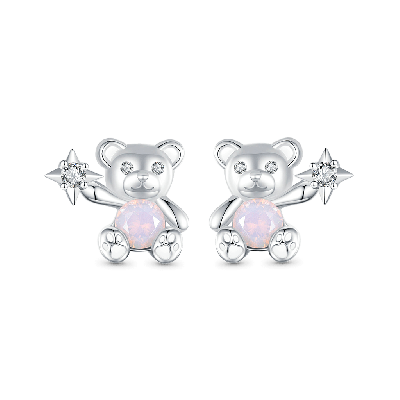 Bear Stud Earrings