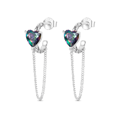 Vintage Heart Earrings