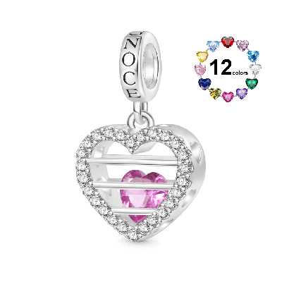 Sealed Love Birthstone Pendant