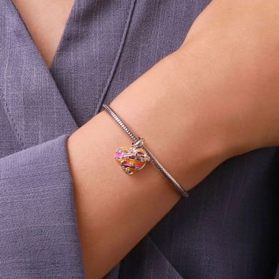 Heart Wireless LED Glow Mercury Pendant