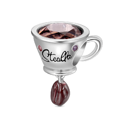 Engravable Coffee Cup Charm