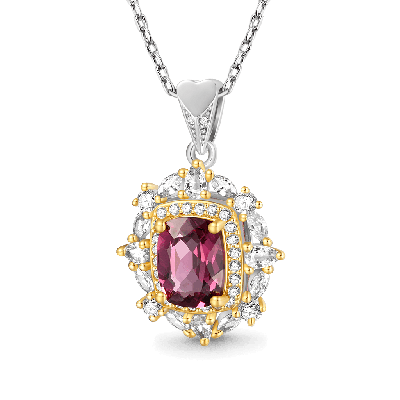 Natural Red Garnet Necklace
