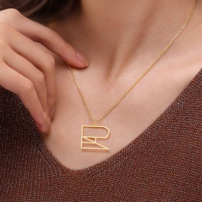 Minimalist Monogram Name Necklace