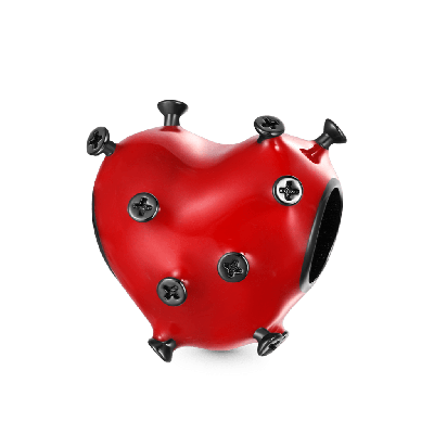Mechanical Nails Inserted into Love Charm