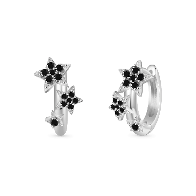 Pentagram Design Shiny Earrings