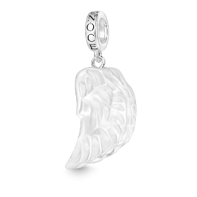 Natural Clear Crystal Wings Pendant