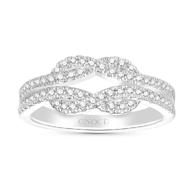 Infinite Pave White CZ Ring