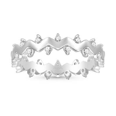 Shiny Smooth Wavy Band Ring