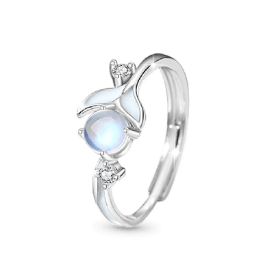 Glowing Band Moonstone Women's Band