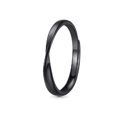 Mobius Black Men's Band