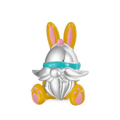 Easter Bunny Gnome Charm
