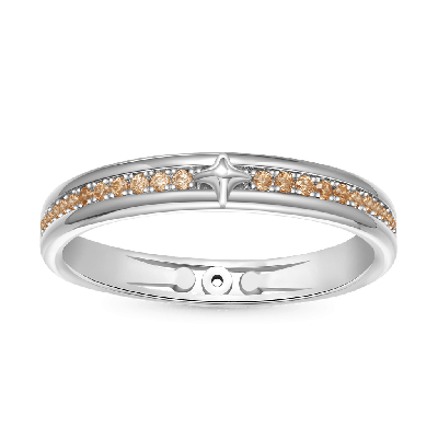 Channeled Pave Men's Band
