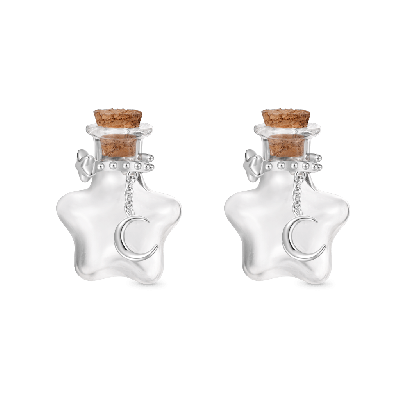 Star Wishing Vase Stud Earrings