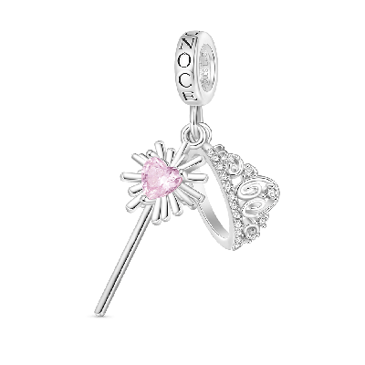 Wicked Glinda's Crown & Wand Pendant