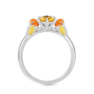 Parrot Embrace Ring