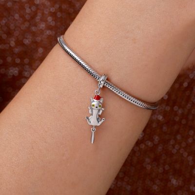 Christmas Cute Cat Pendant