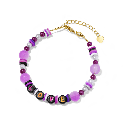 Halloween Letter DIY Bracelets