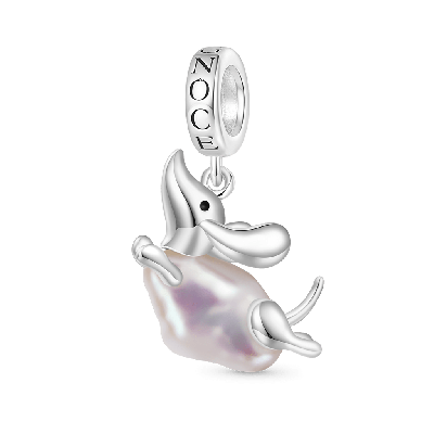 Irregular Pearl Dachshund Pendant