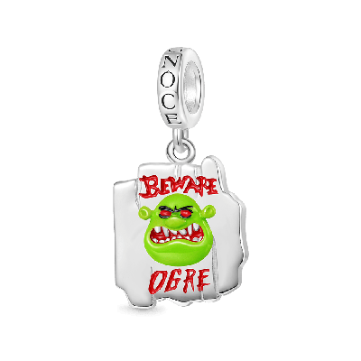 Shrek “Beware Ogre” Sign Pendant