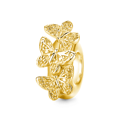 18k Gold Plated Butterflies Stopper