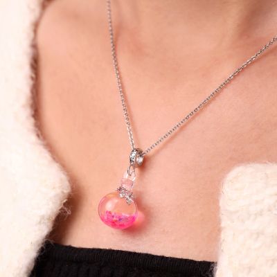 Sakura Quicksand Bottle Pendant