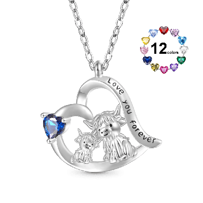 Highland Cow Necklace