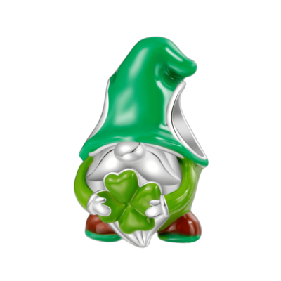 Lucky Clover Gnome Charm