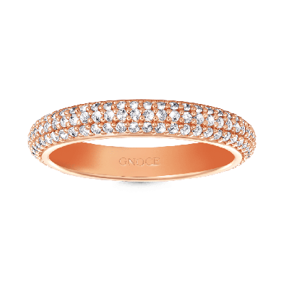 Topaz Petit Signature Pavé Band