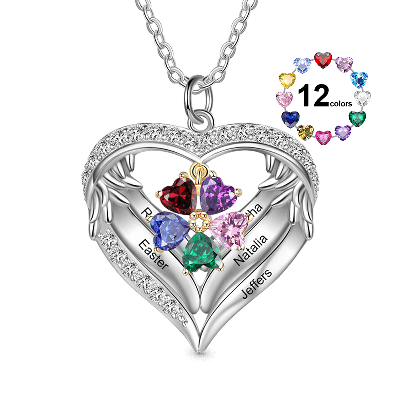 Infinite Love DIY Letters Heart Necklace