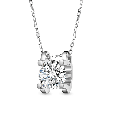 Dazzling 1ct VVS Moissanite Necklace
