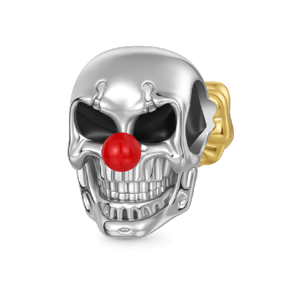 Clown Skull Charm