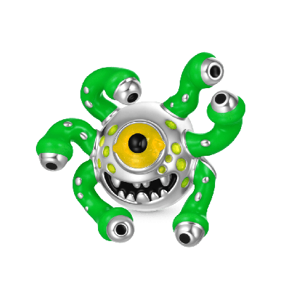Eyeball Monster Charm