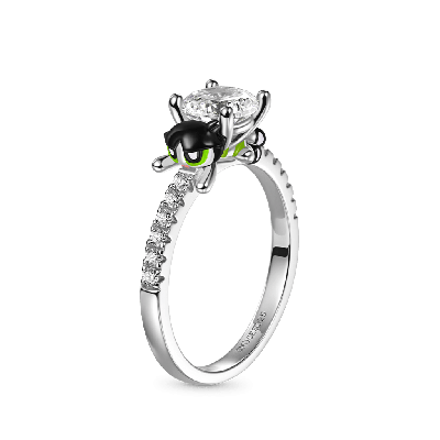 Buttercup Embraces Ring