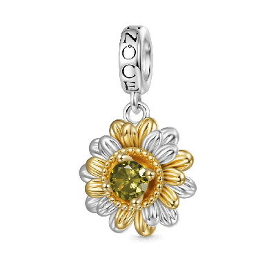 Double Sunflower Pendant