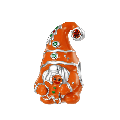 Gingerbread Gnome Charm