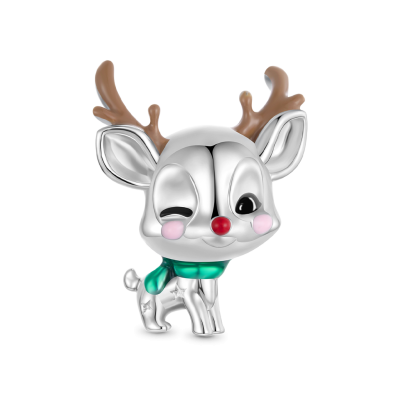 Christmas Elk Charm